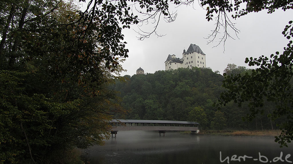 2. Tag: Blick zurück zum Schloss Burgk